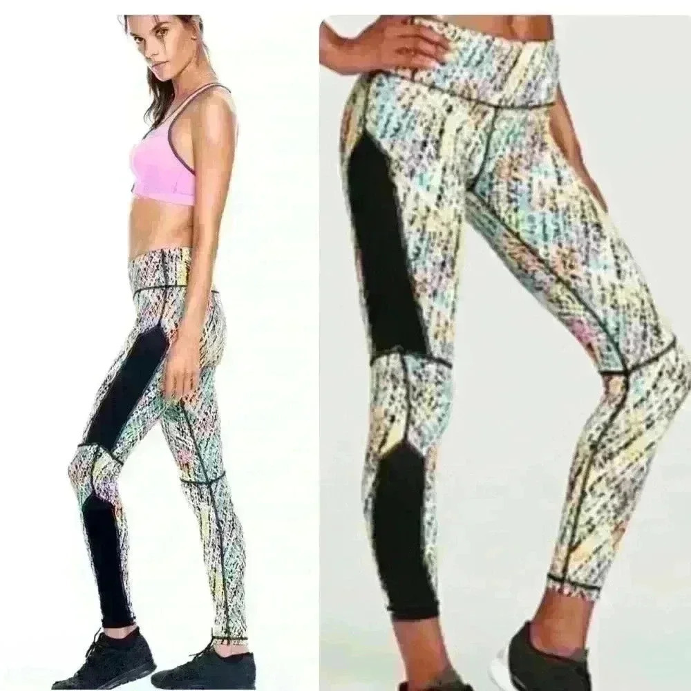 Victoria Secret VSX Knockout Leggings size S Medium Rise Yoga